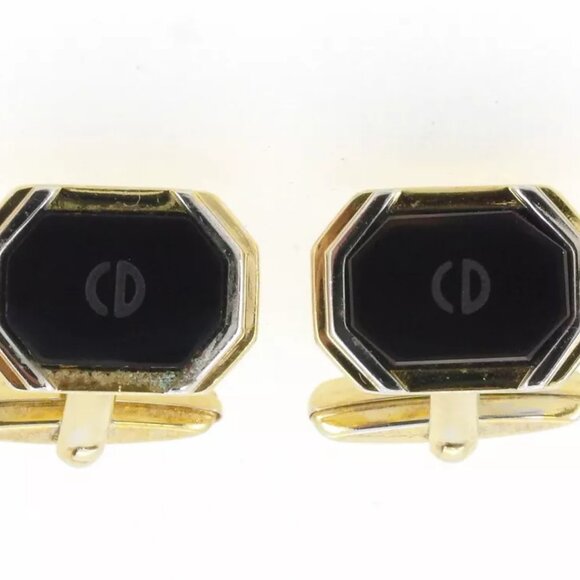 Dior cuff CD mark Gold & Silver hardware Authentic - Picture 6 of 9